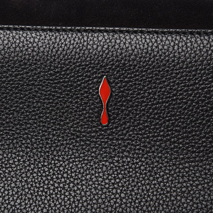 Christian Louboutin Veau Velours Calfskin Vero Dodat Clutch Black 11 of 12