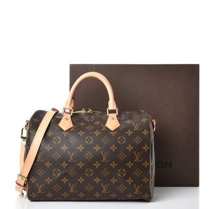 Louis Vuitton Monogram Speedy Bandouliere 30 10 of 10
