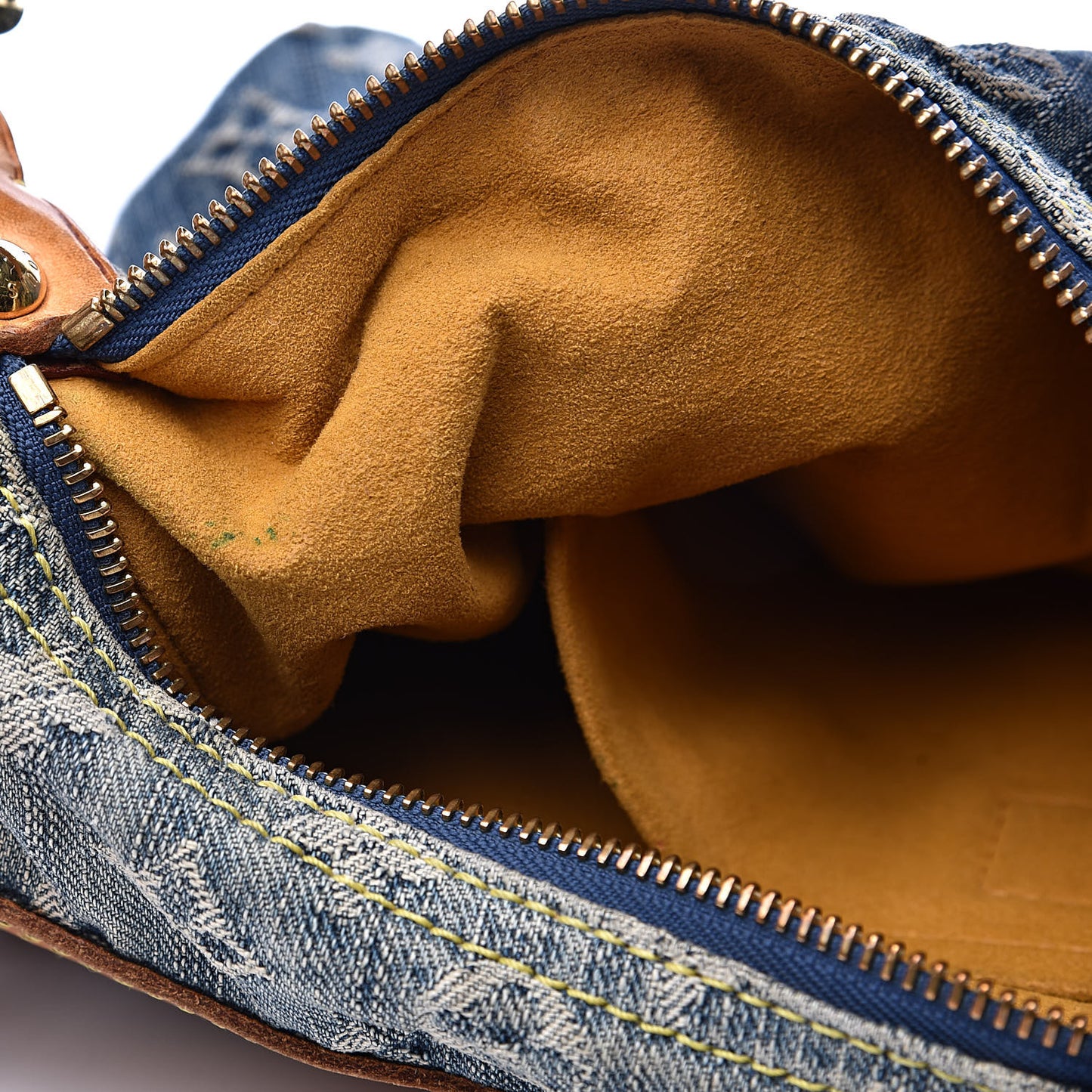 Monogram Denim Baggy PM Blue