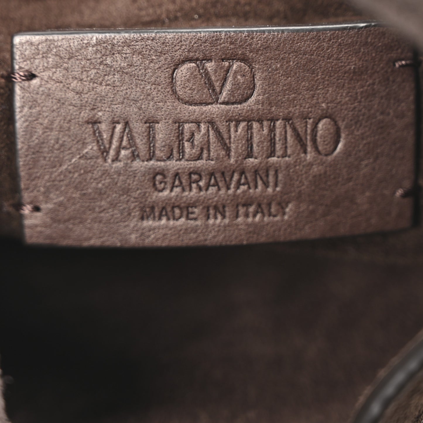 Suede Studded Nellcote Fringe Shoulder Bag Brown