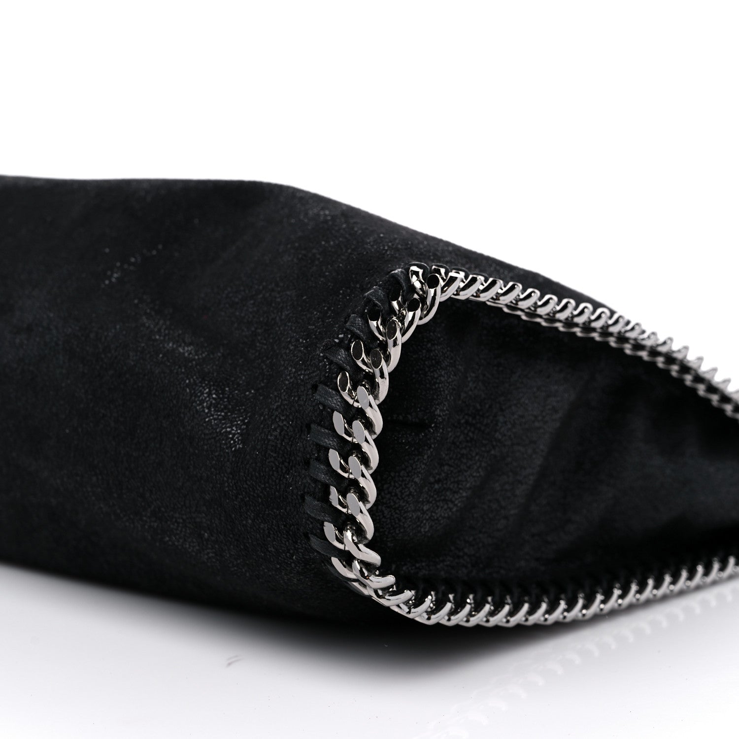 Stella McCartney Shaggy Deer Falabella Fold Over Tote Black 10 of 10