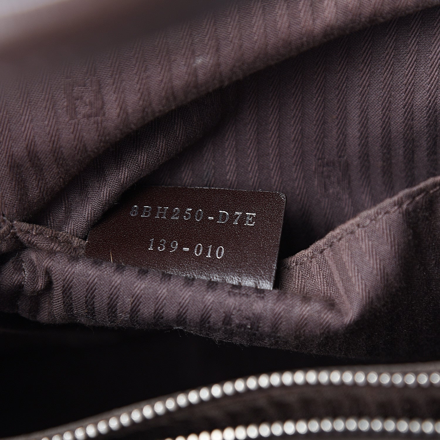 Fendi Vitello Elite Regular 2Jours Tote Caffe Noir 6 of 14