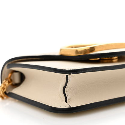 Valentino Garavani Calfskin Vlogo Micro Loco Shoulder Bag Light Ivory 9 of 10