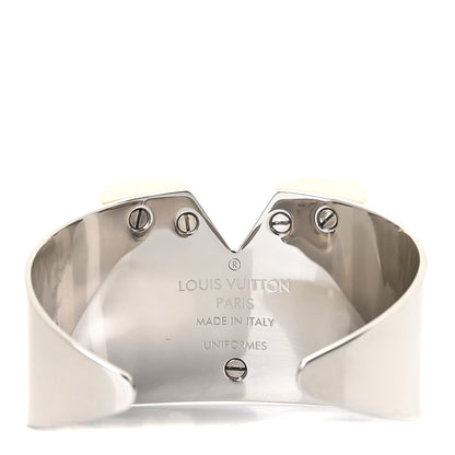Louis Vuitton Metal Essential V Cuff Silver 2 of 3