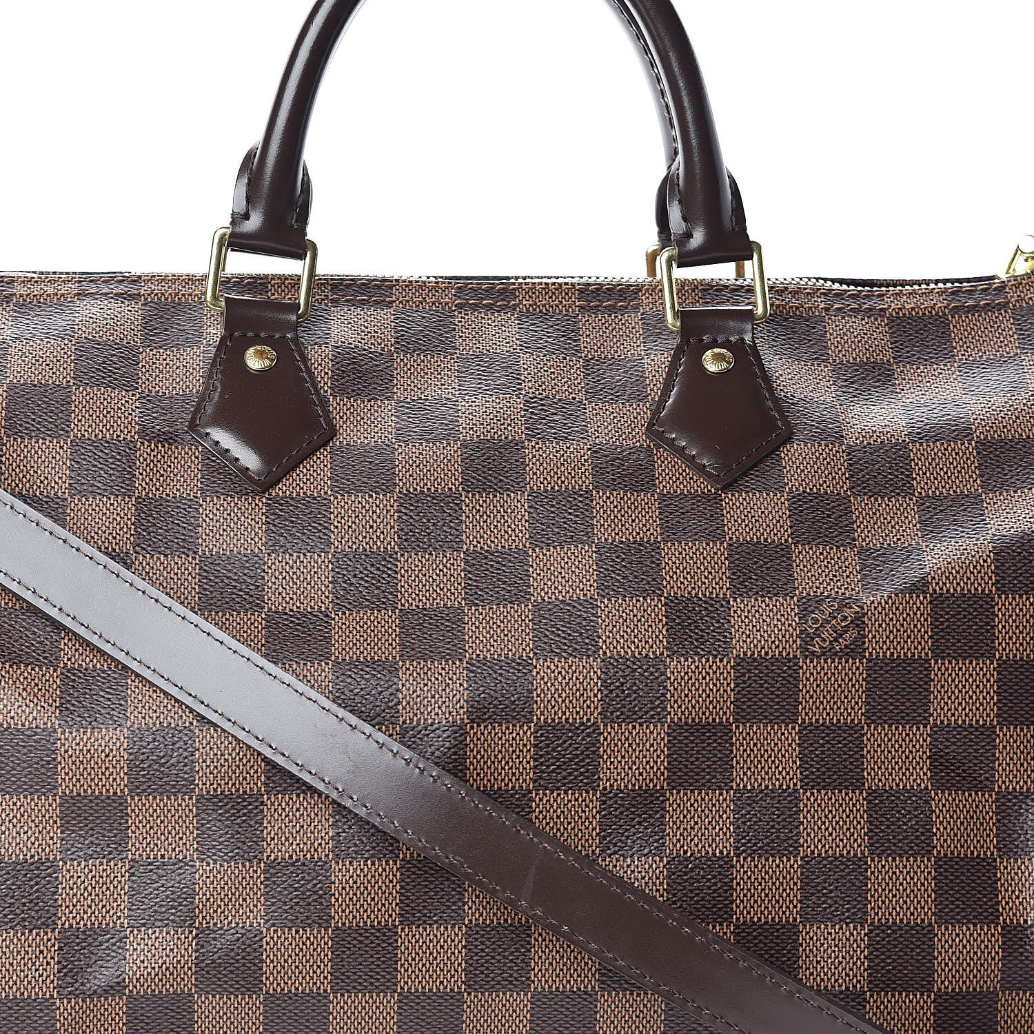 Louis Vuitton Damier Ebene Speedy Bandouliere 35 8 of 10