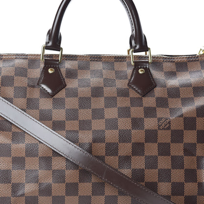 Louis Vuitton Damier Ebene Speedy Bandouliere 35 8 of 10