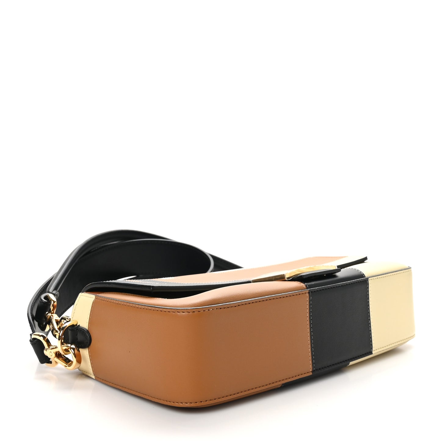 Vitello Grace Intarsio Geometric Brandy Black Multicolor