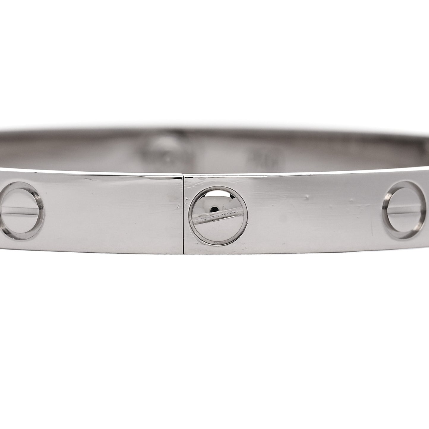 18K White Gold LOVE Bracelet 18
