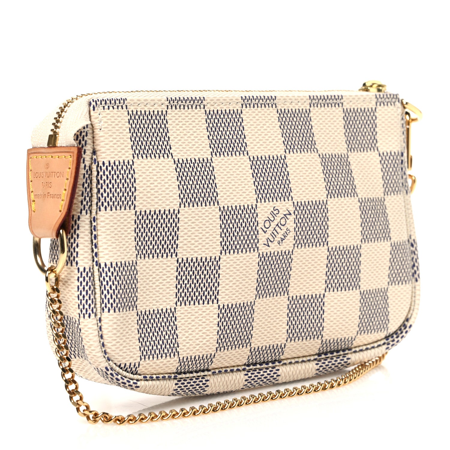Louis Vuitton Damier Azur Mini Pochette Accessories 3 of 7