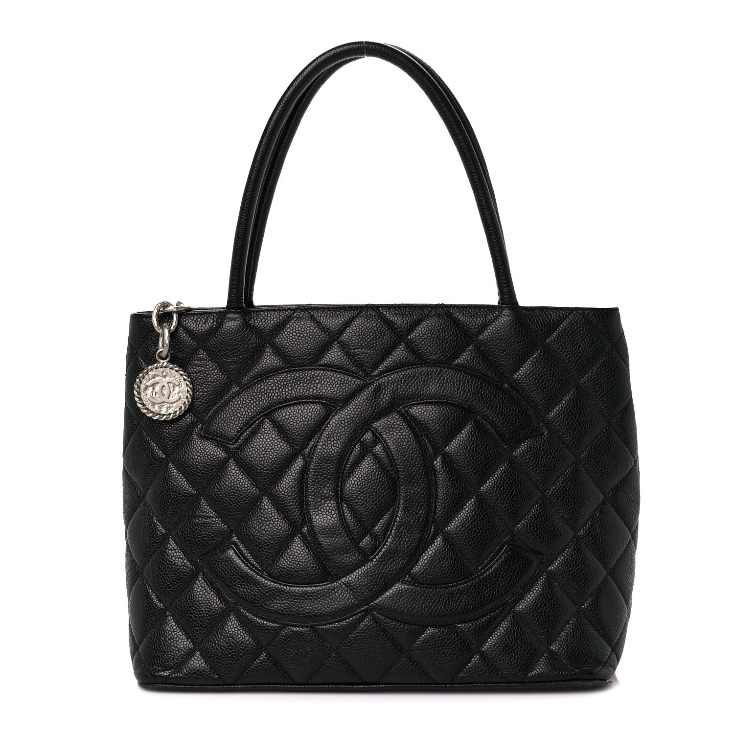 Chanel Caviar Quilted Medallion Tote Black 1 of 10