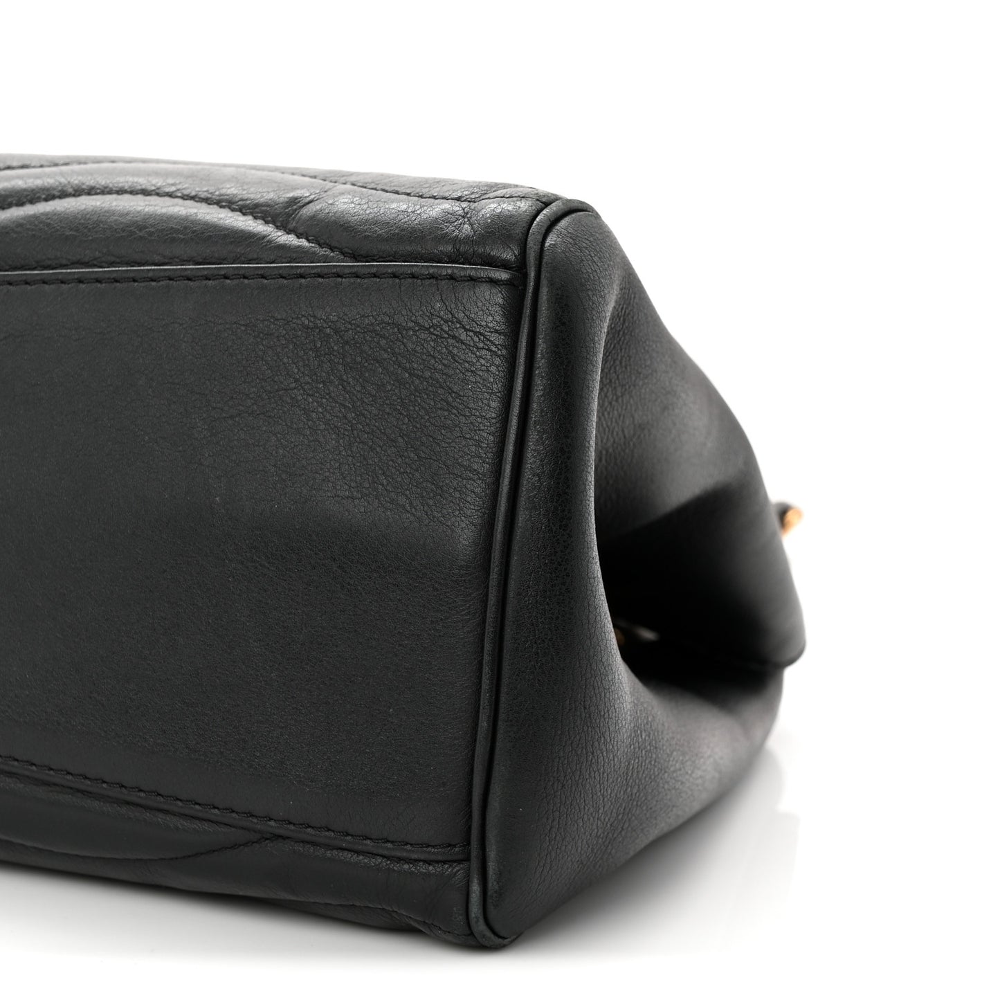 Calfskin New Wave Chain Tote Black