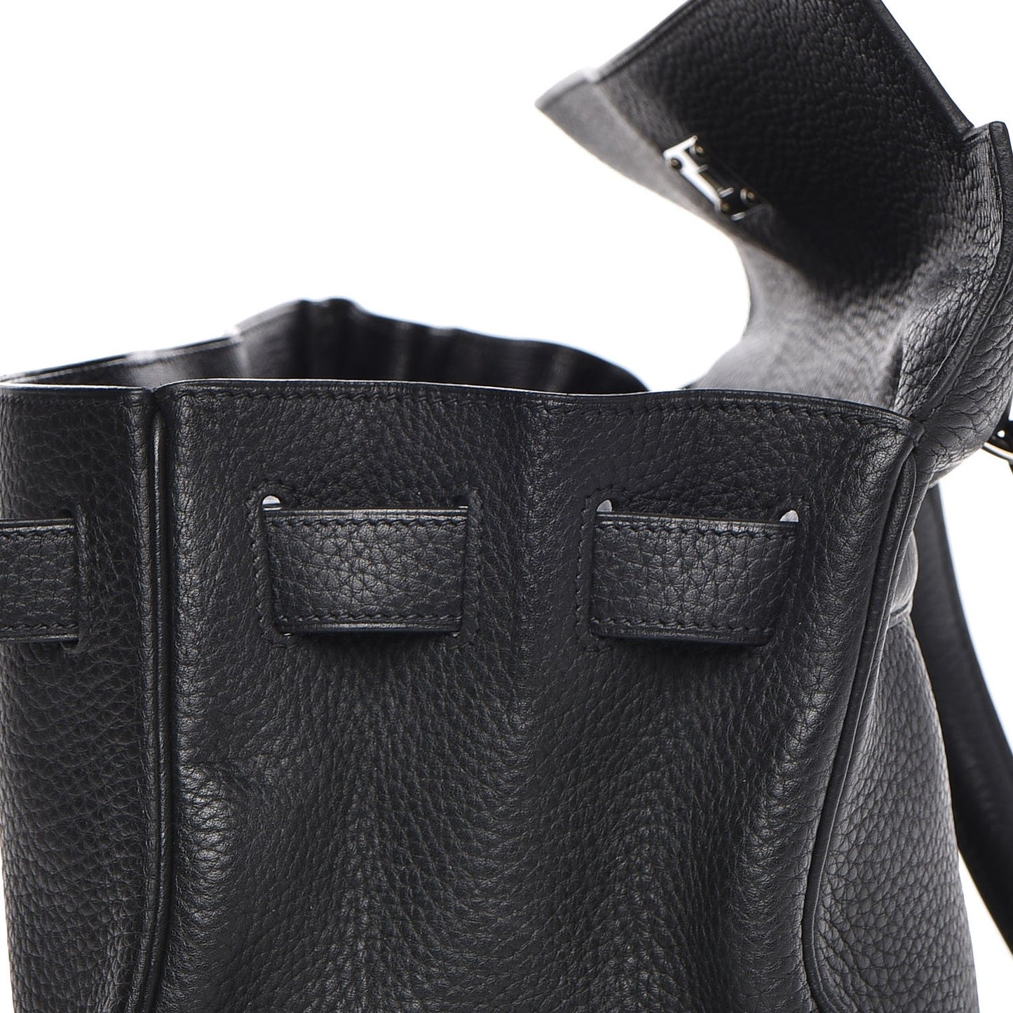 Taurillon Clemence Shoulder Kelly 40 Black