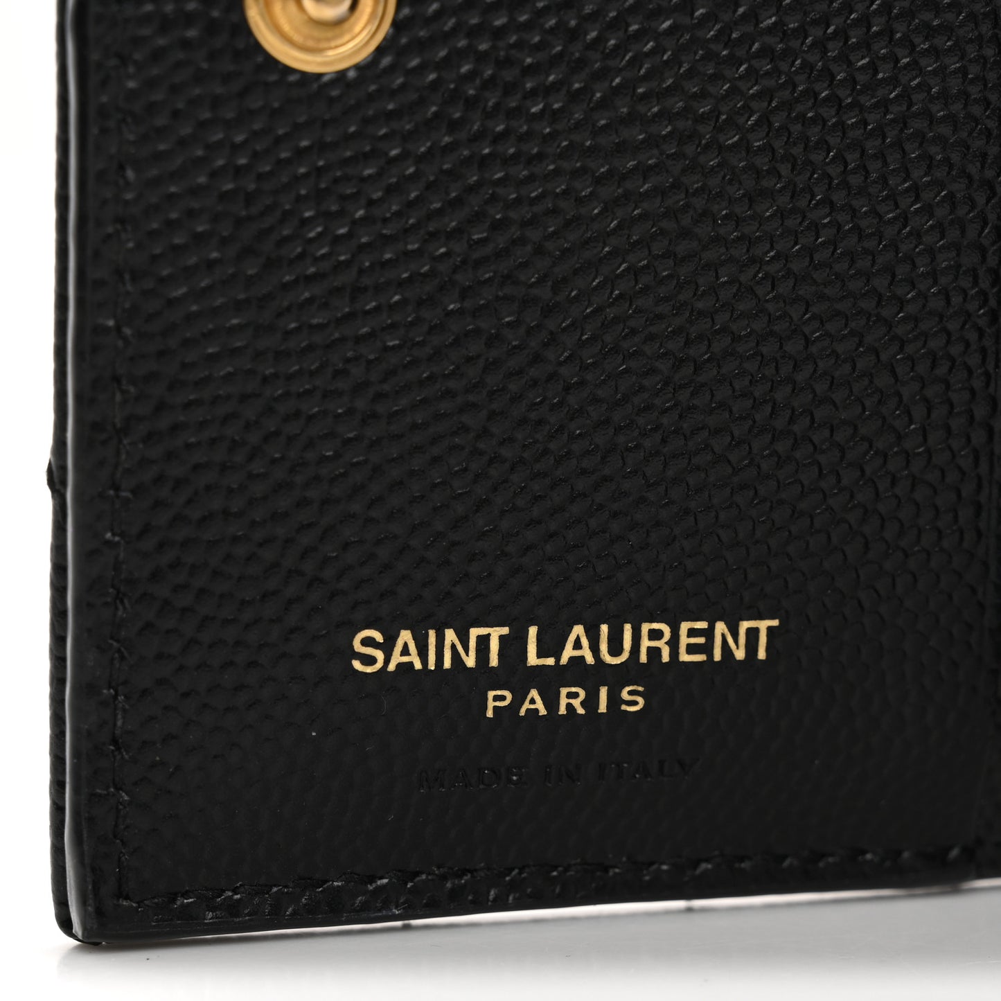 Grain De Poudre Matelasse Chevron Monogram Zipped Card Case Black