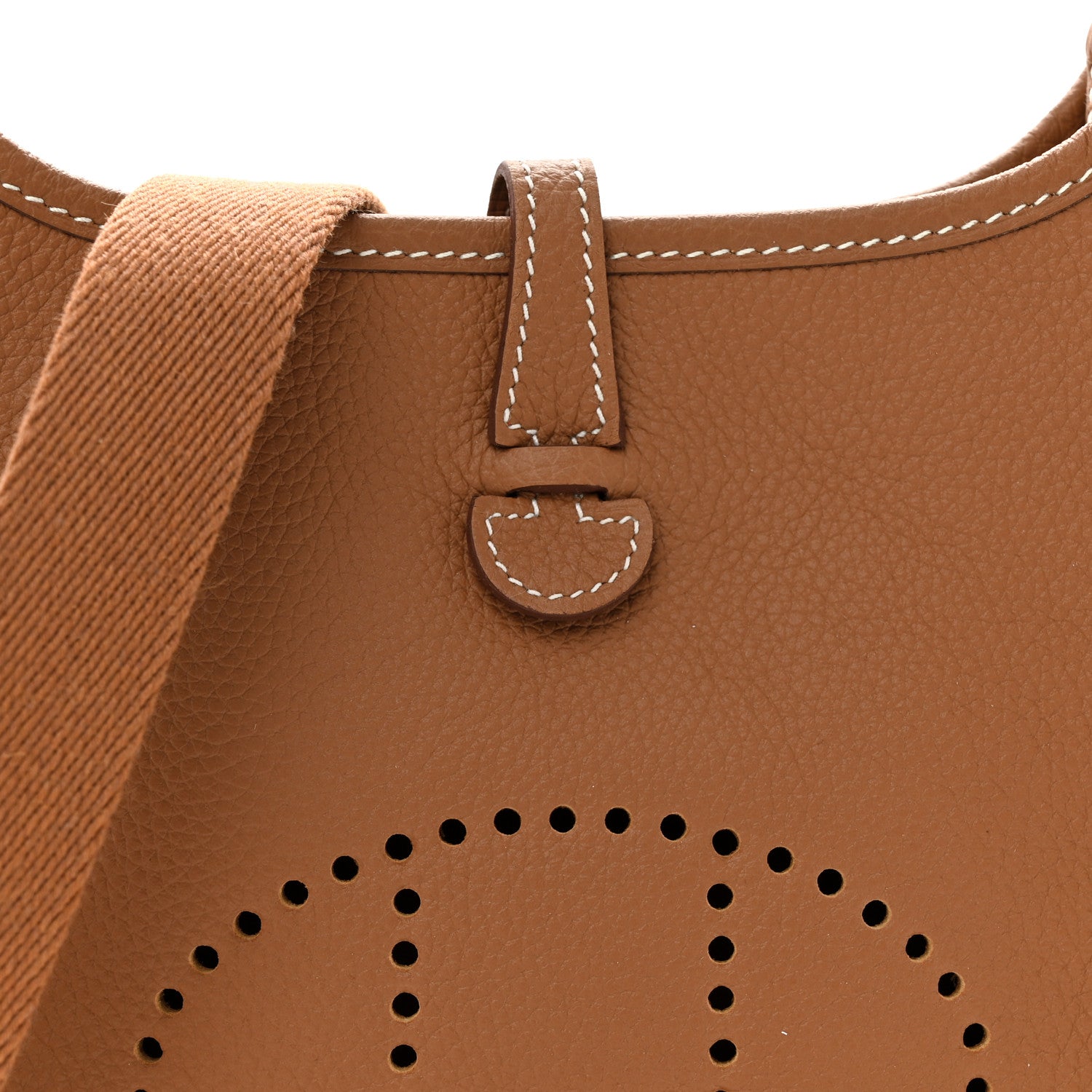 Hermes Taurillon Clemence Evelyne TPM Gold 8 of 10