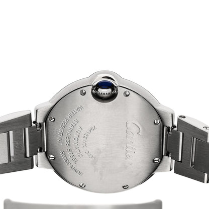 Cartier Stainless Steel Diamond 33mm Ballon Bleu De Cartier Automatic Watch 4 of 5