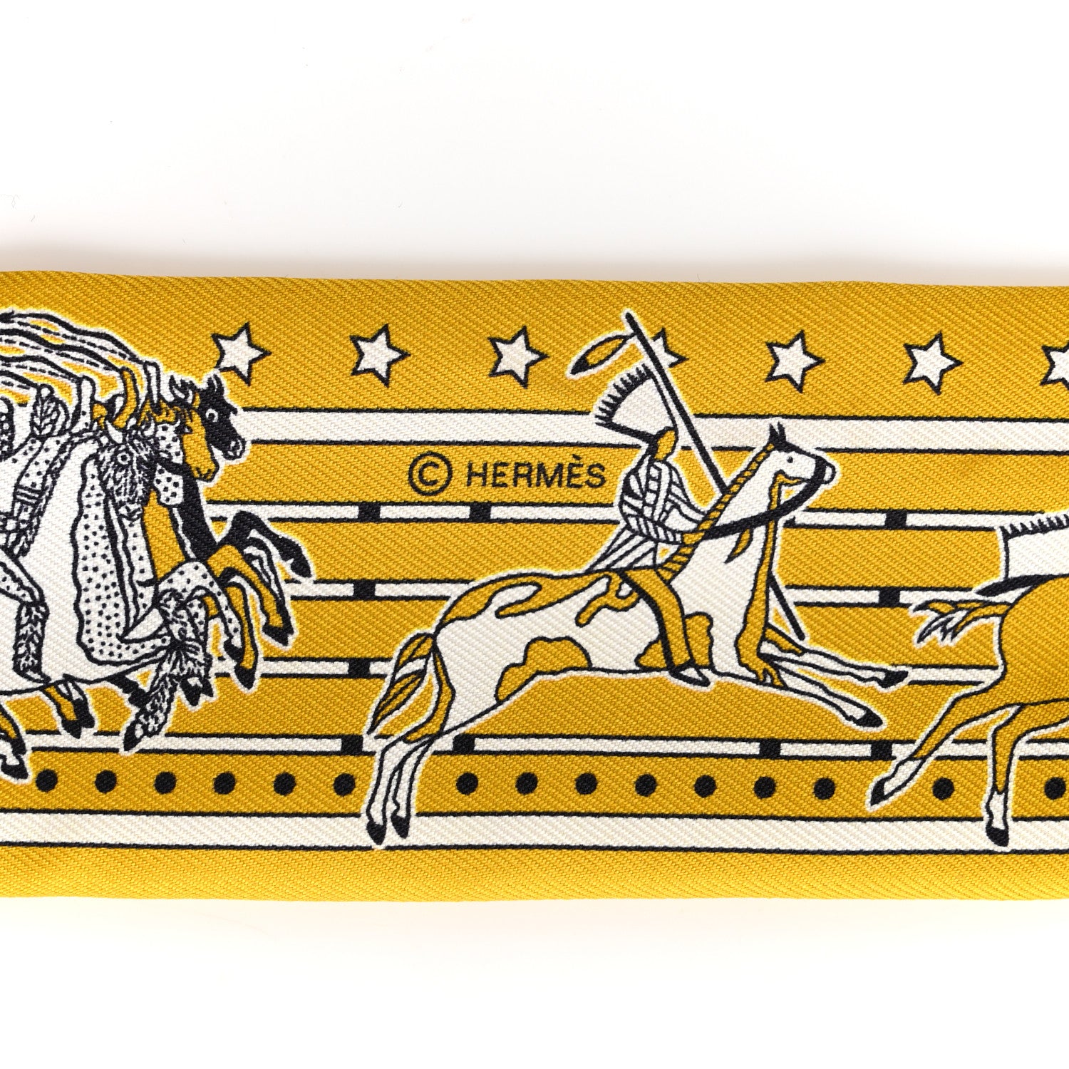 Hermes Silk Pani La Shar Pawnee Twilly Anthracite Gold Black 4 of 4