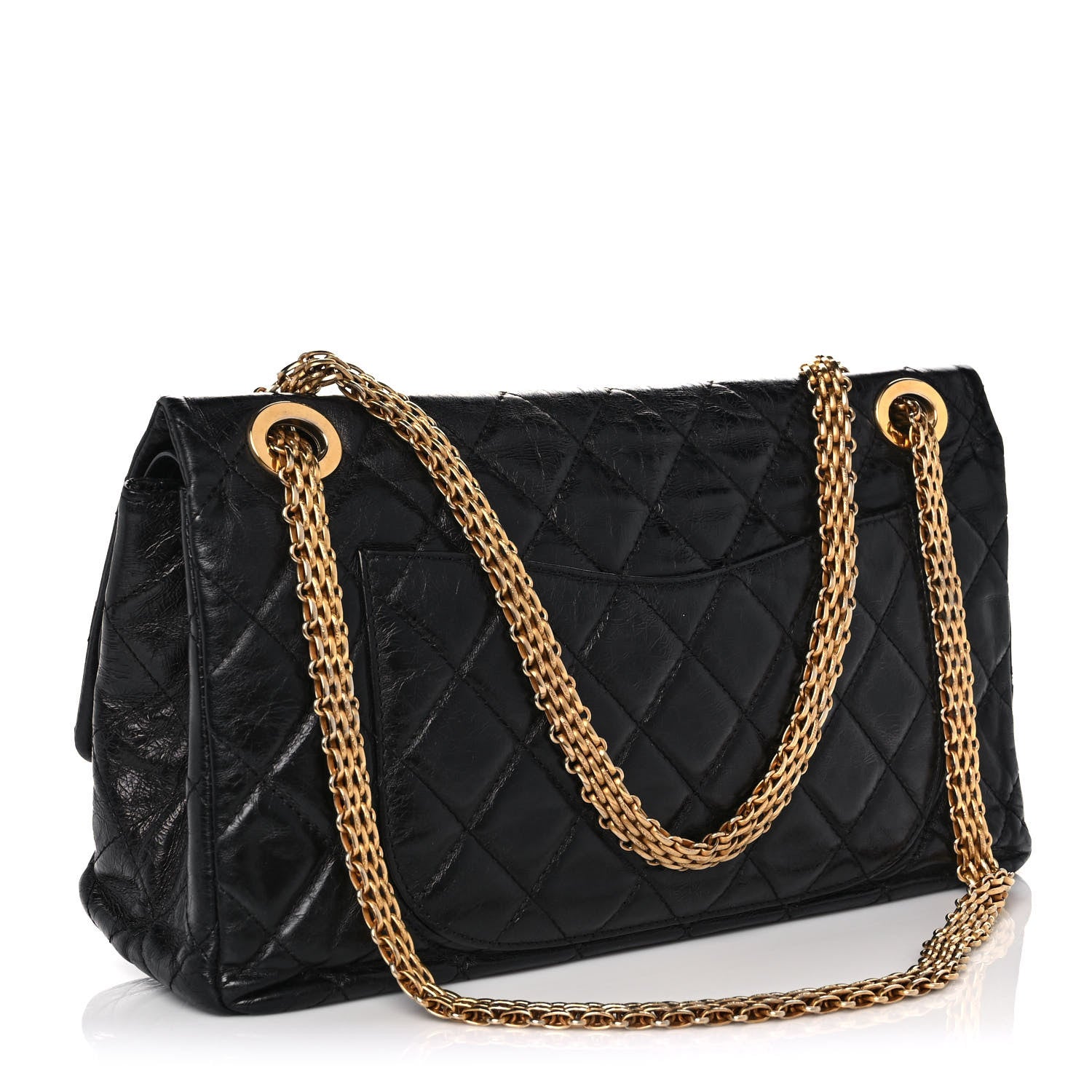 Chanel Aged Calfskin Quilted 2.55 Reissue 228 Flap Black 2 of 9