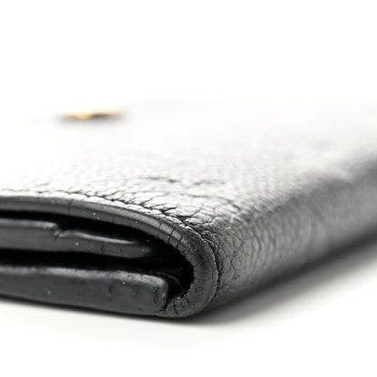 Louis Vuitton Empreinte Compact Curieuse Wallet Black 8 of 9