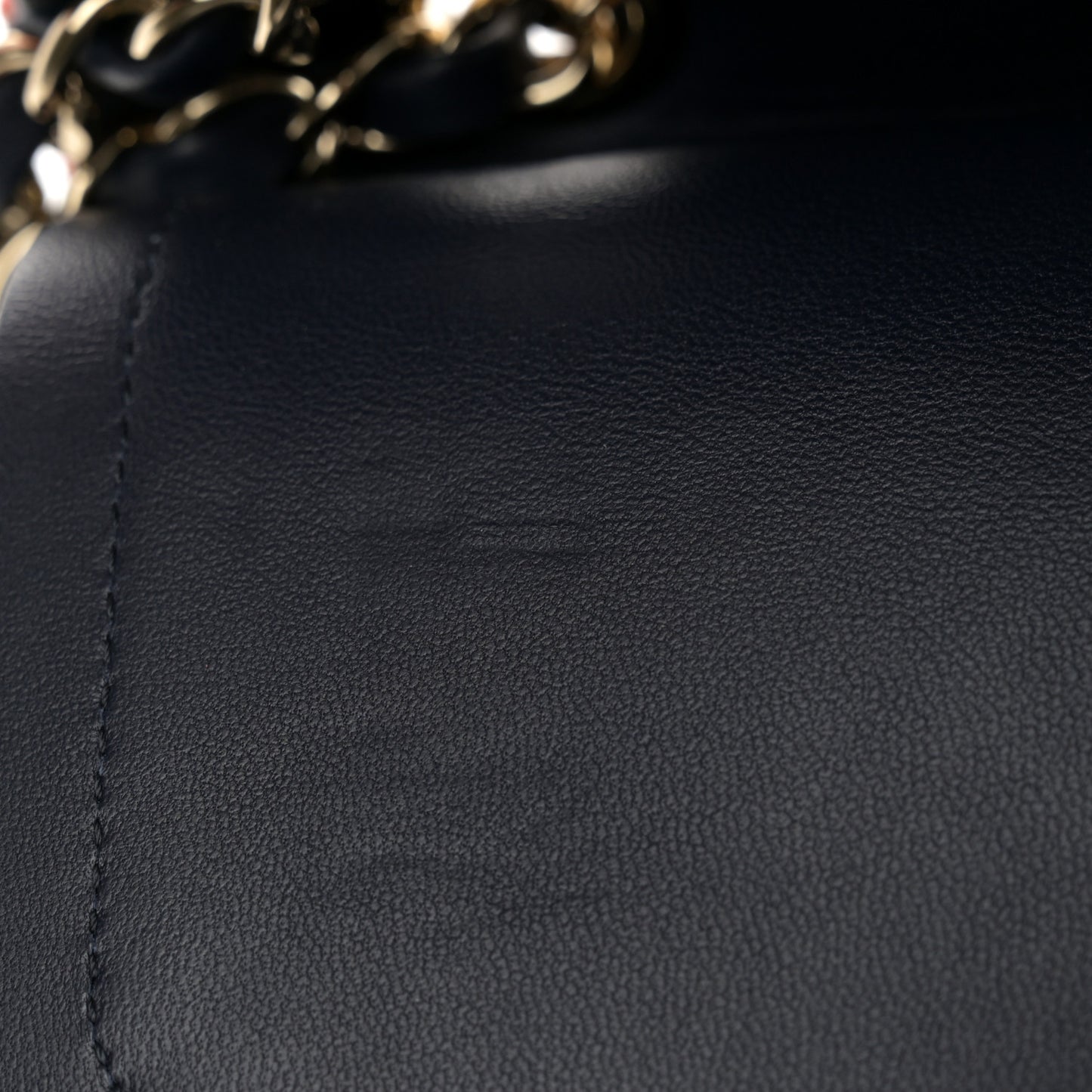 Tweed Quilted Medium Double Flap Blue Orange Yellow