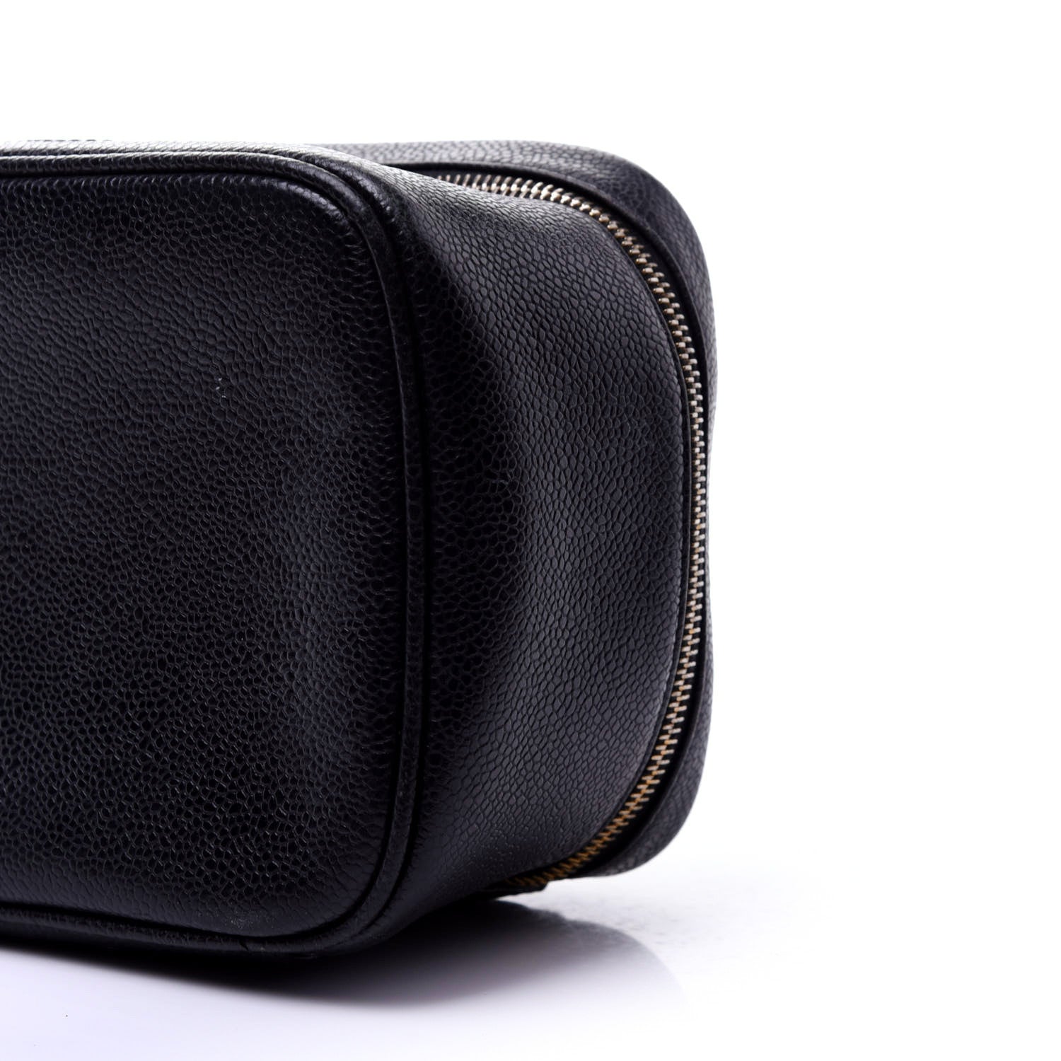 Chanel Caviar CC Vanity Cosmetic Case Black 7 of 10