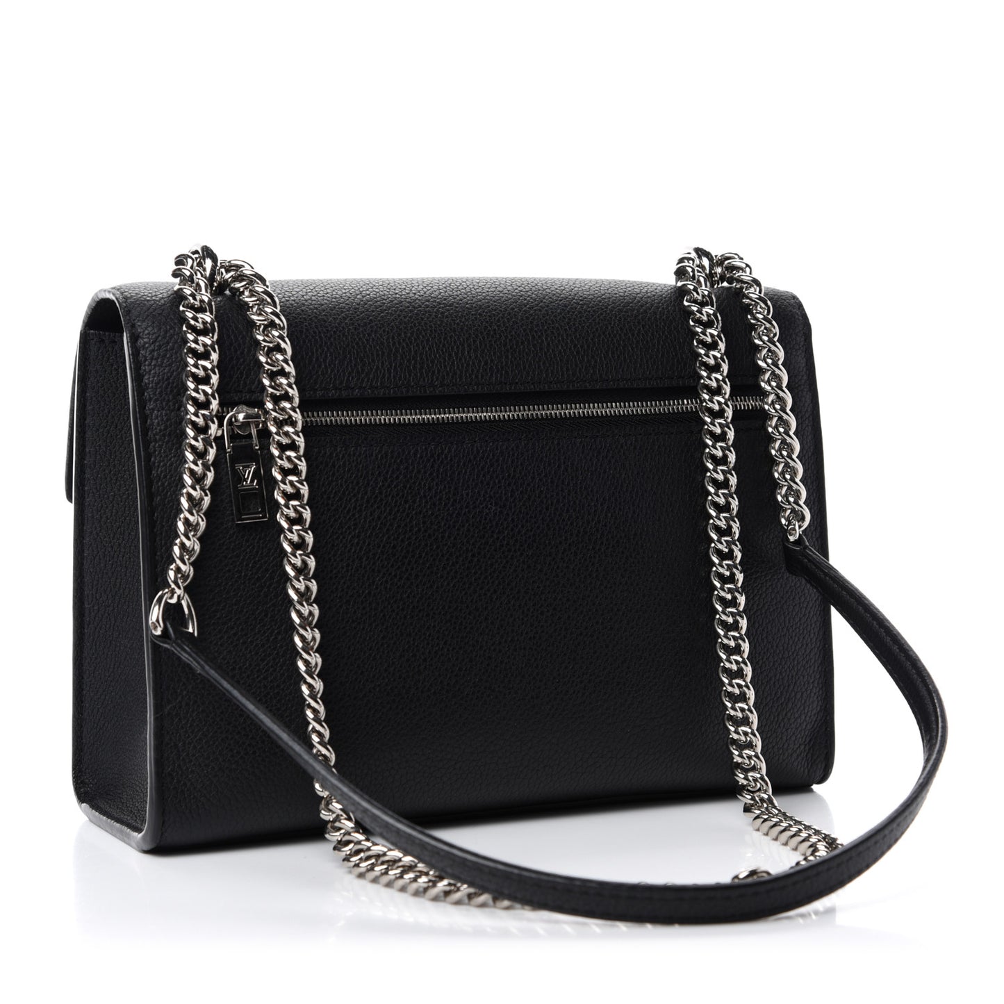 Soft Calfskin My Lockme Chain Bag BB Black
