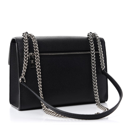 Louis Vuitton Soft Calfskin My Lockme Chain Bag BB Black 3 of 10