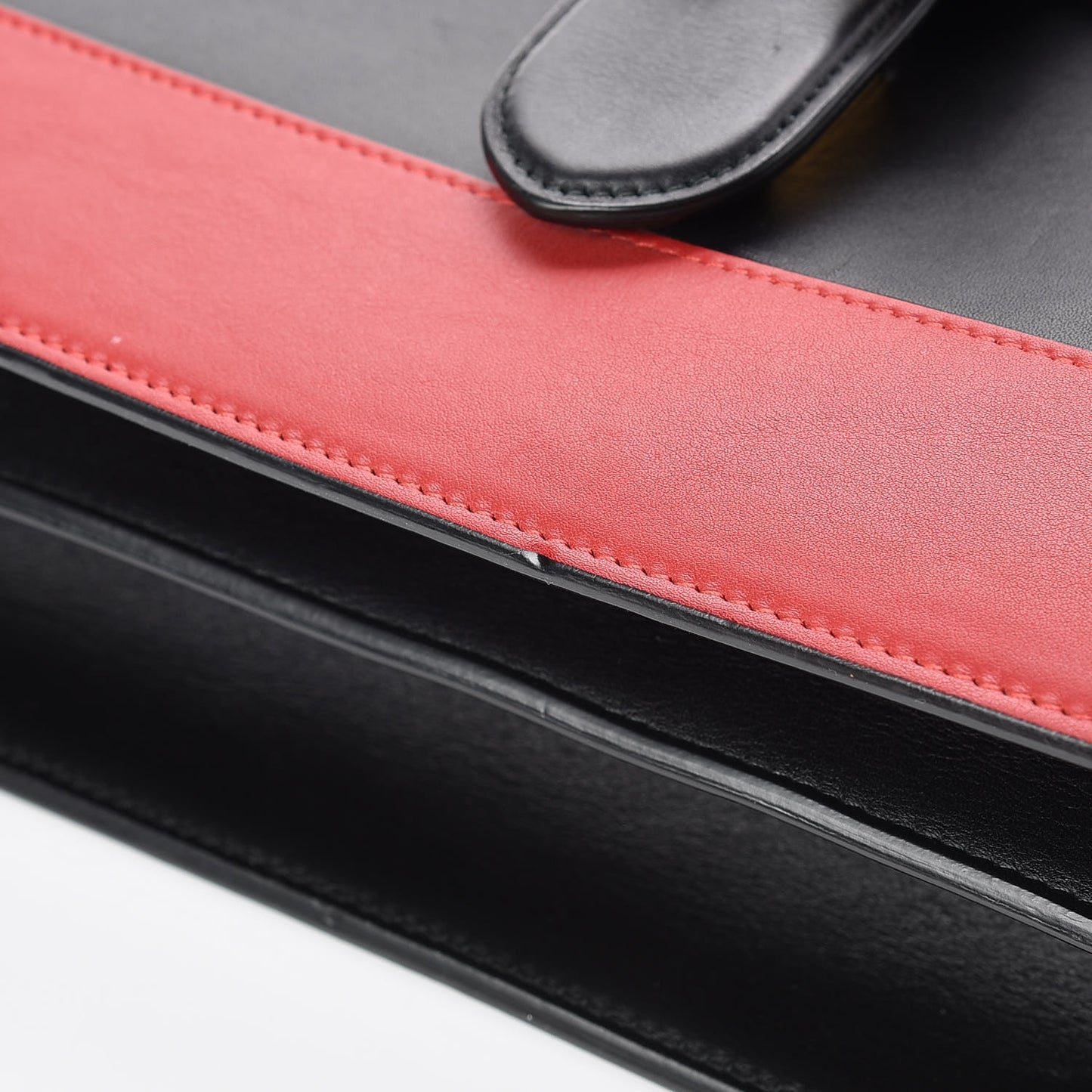 Calfskin Bamboo Web Large Dionysus Top Handle Bag Black Bright Evergreen Hibiscus Red