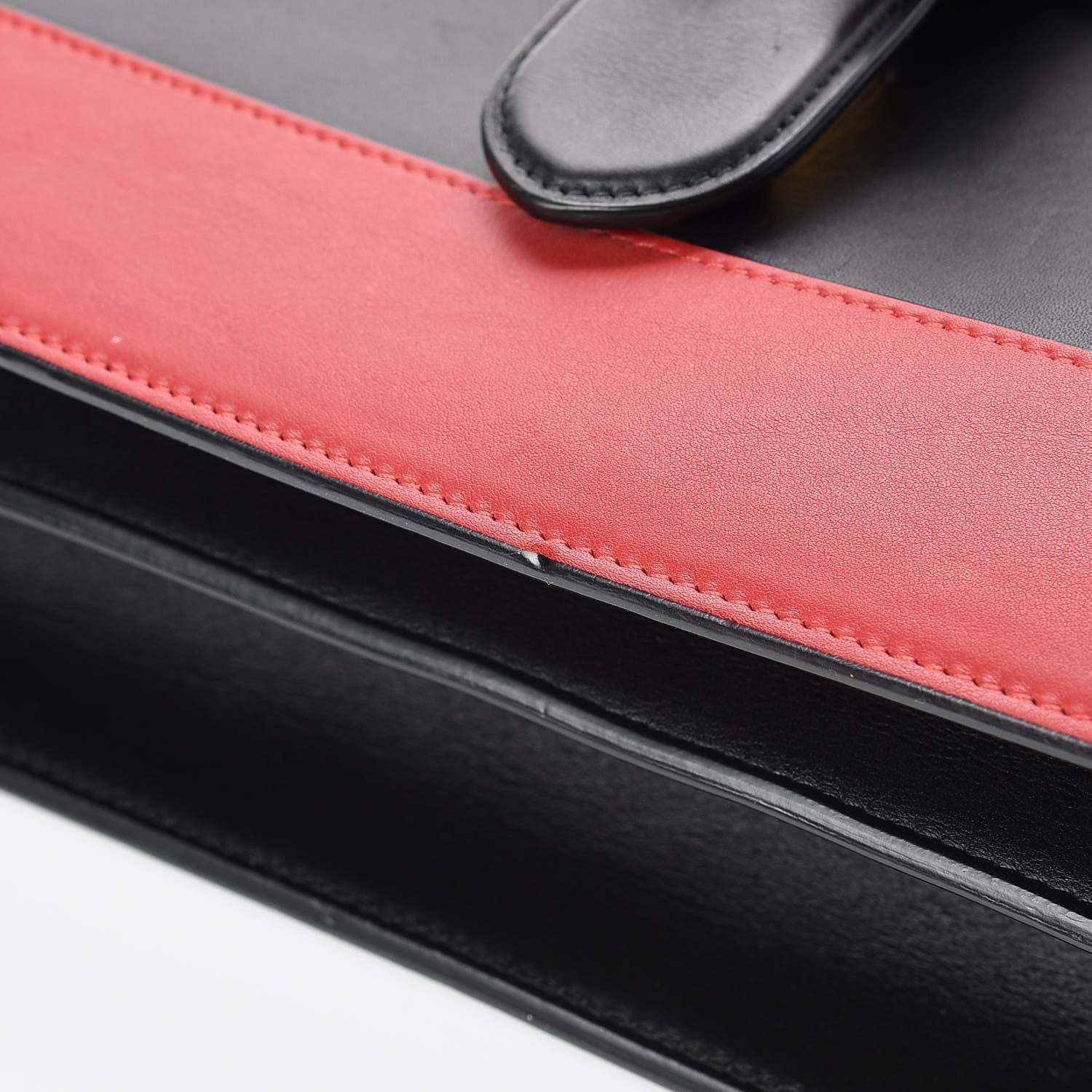 Gucci Calfskin Bamboo Web Large Dionysus Top Handle Bag Black Bright Evergreen Hibiscus Red 8 of 17