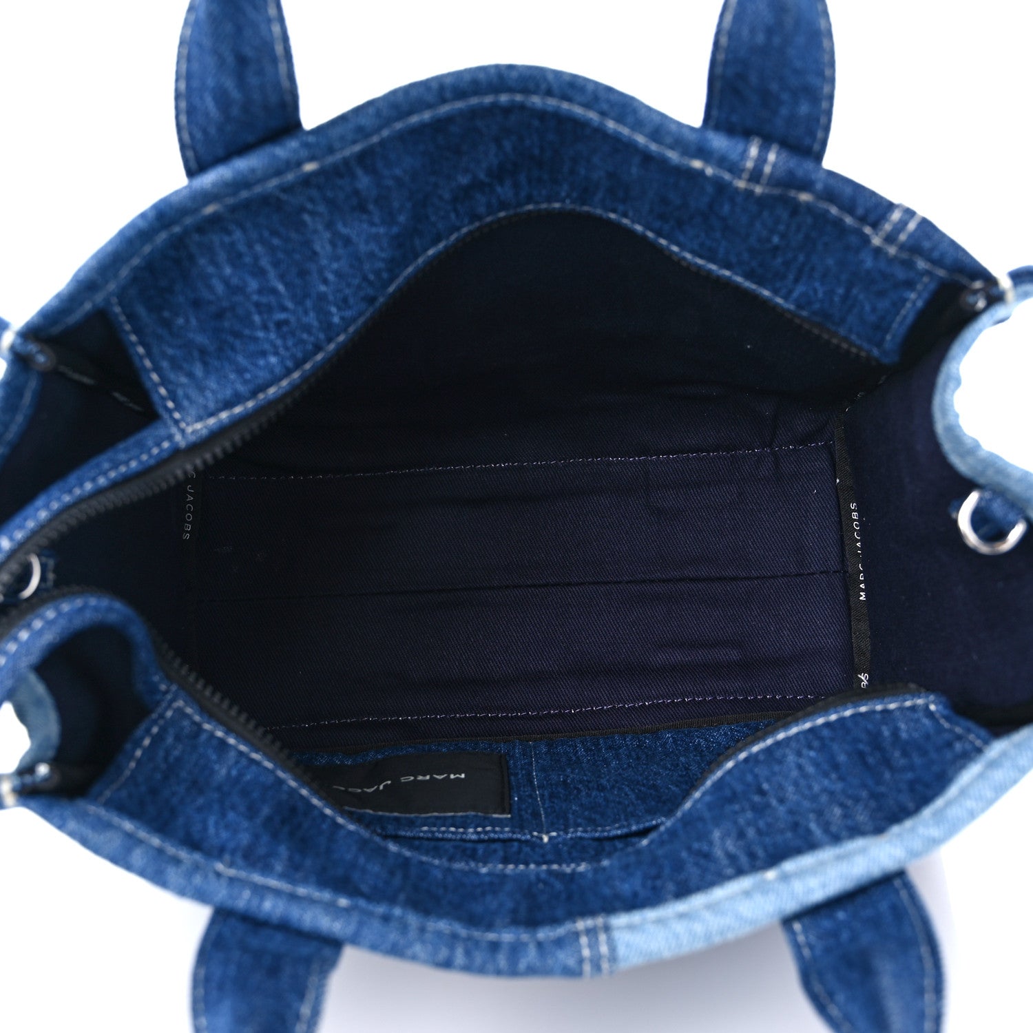 Marc Jacobs Denim Canvas Medium Tote Bag Blue 5 of 10