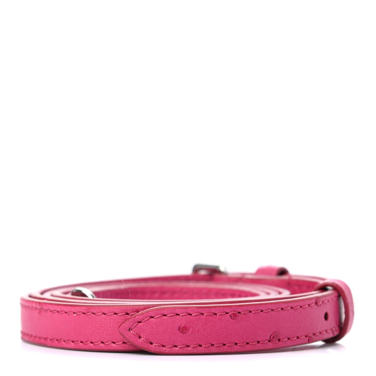 Ostrich Capucines Adjustable Shoulder Strap Berry