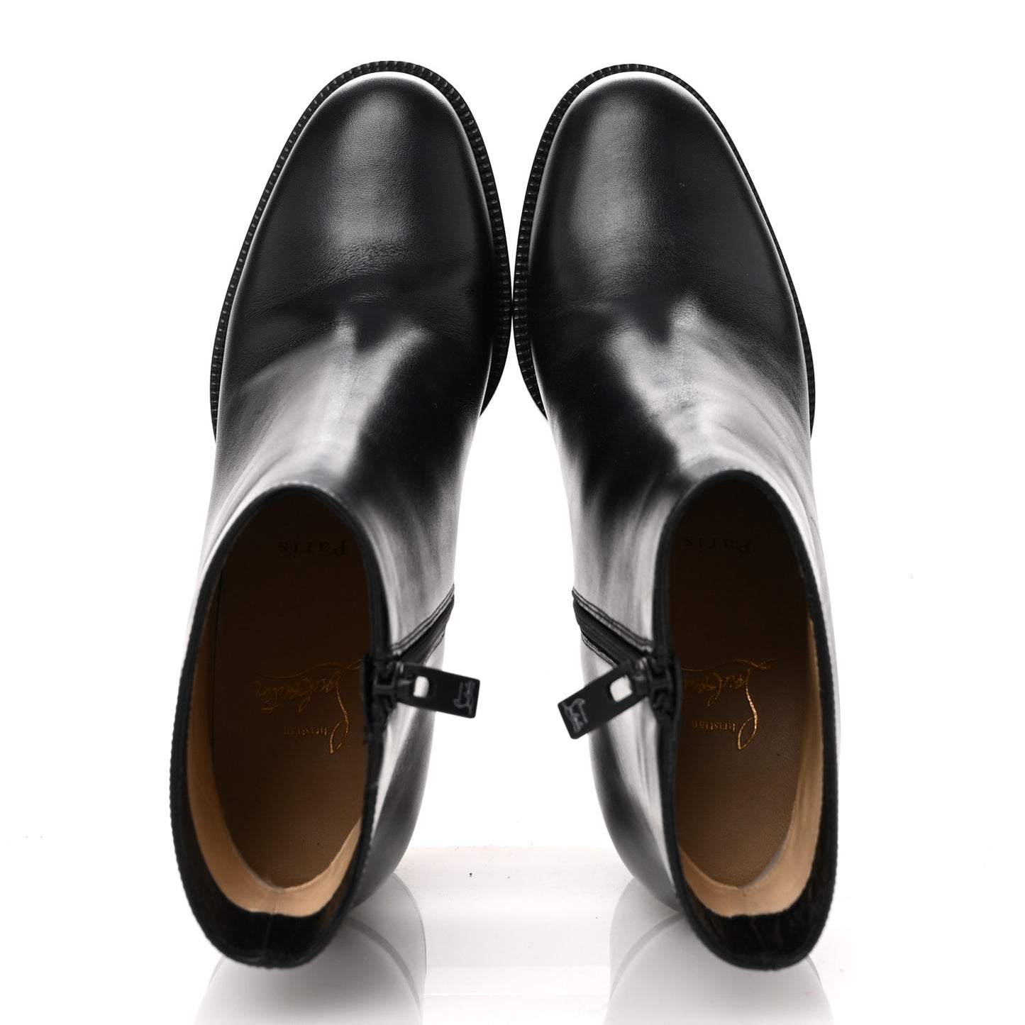 Calfskin Adoxa 70 Ankle Boots 38 Black
