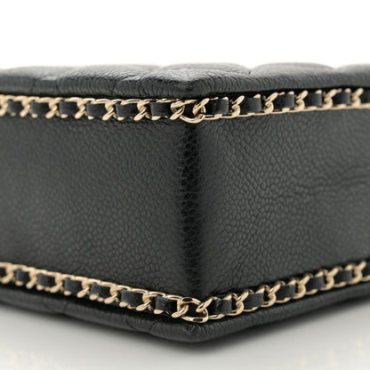 Chanel Caviar Quilted Evening Box Bag Black 10 of 10