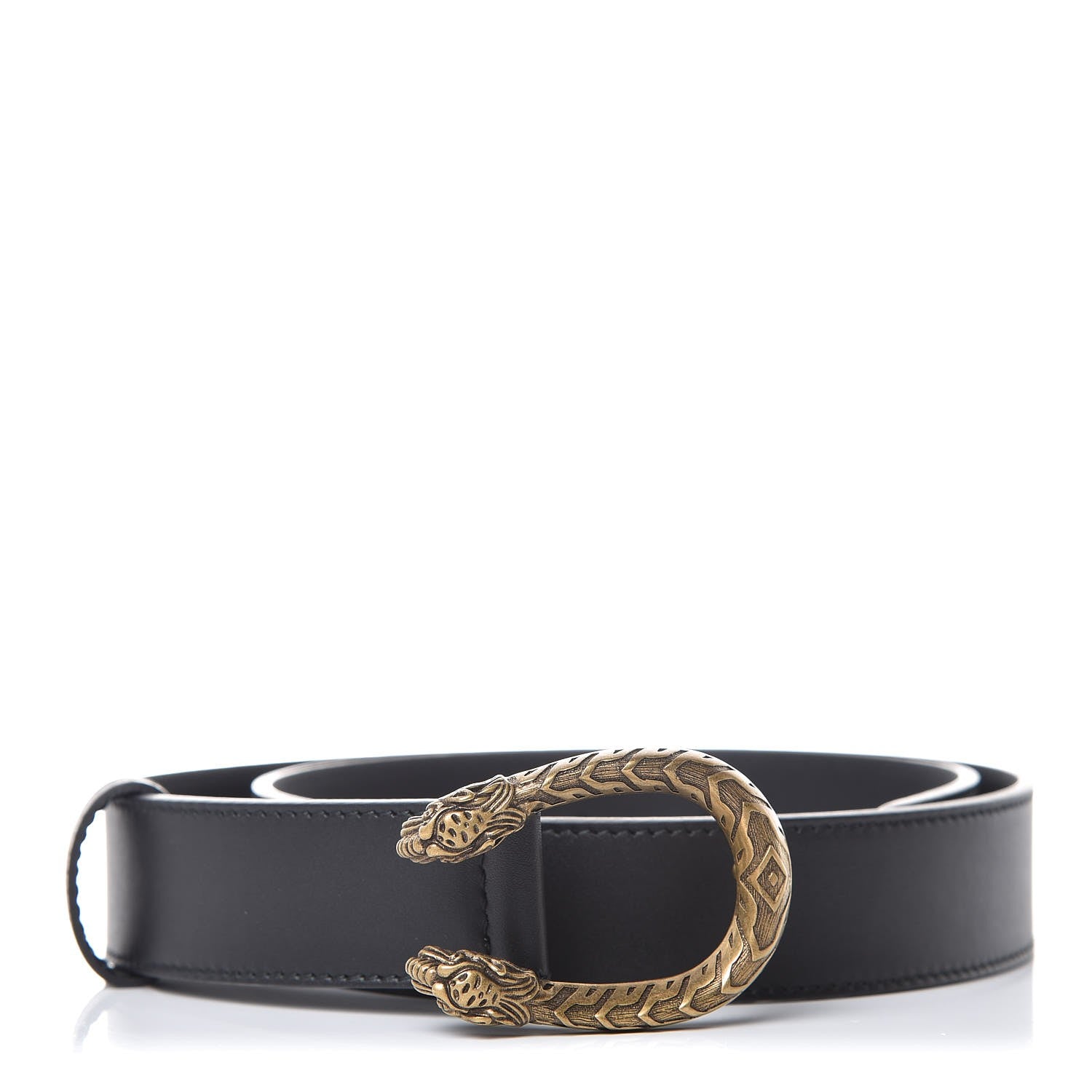 Gucci Calfskin Dionysus 30mm Belt 75 30 Black 1 of 7