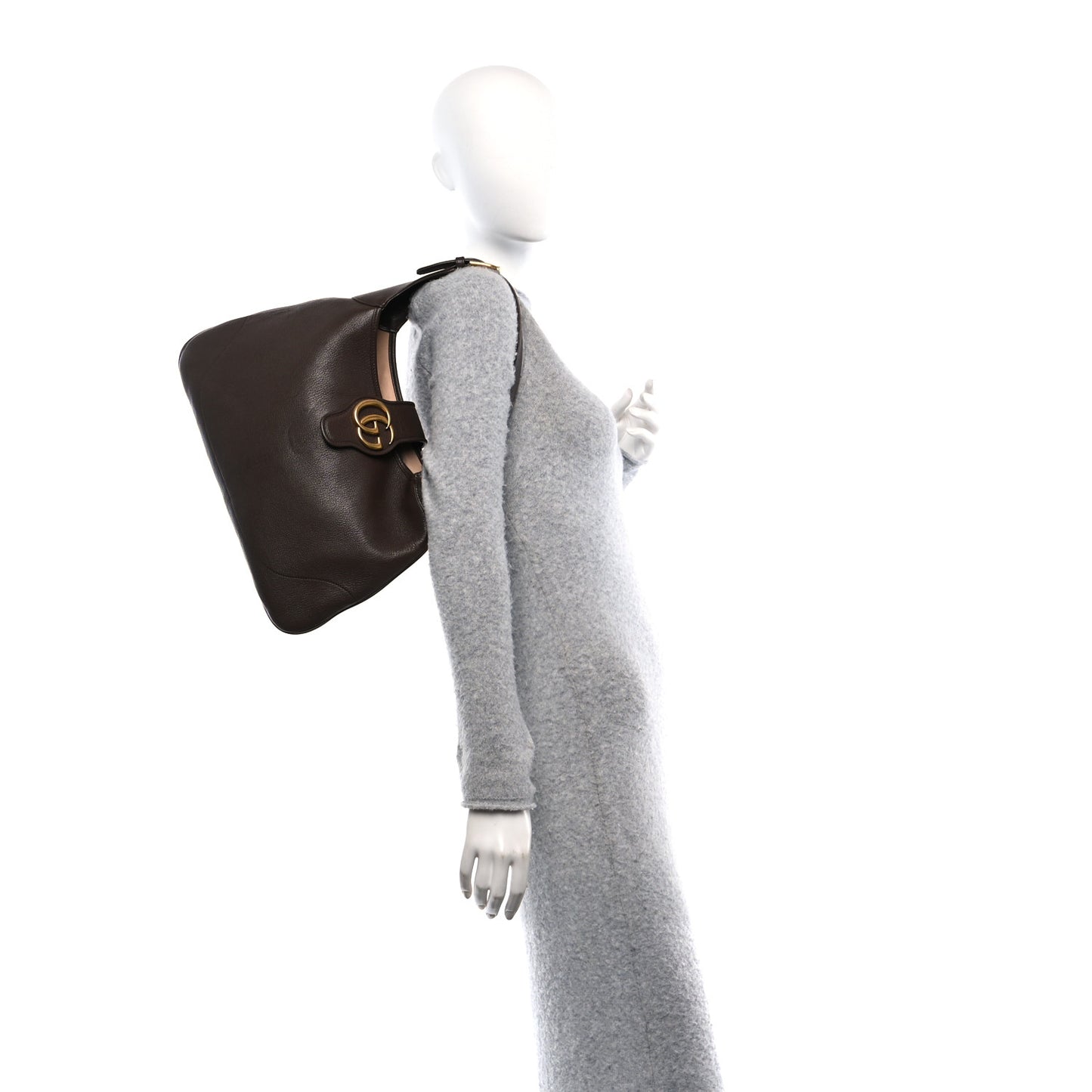 Goatskin Medium Aphrodite Shoulder Bag New Acero
