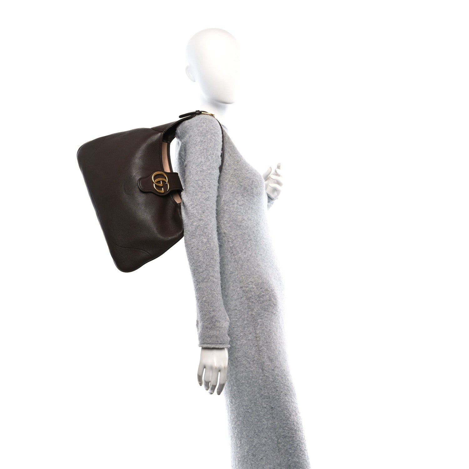 Gucci Goatskin Medium Aphrodite Shoulder Bag New Acero 2 of 10