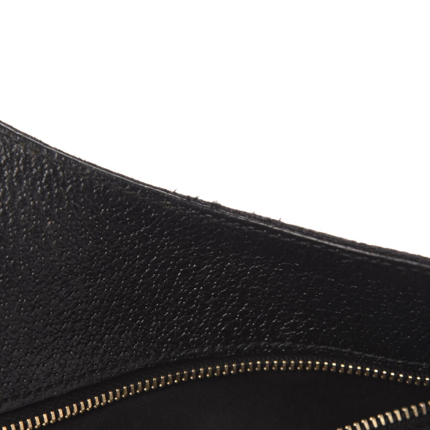 Monogram Bamboo Handle Shoulder Bag Black