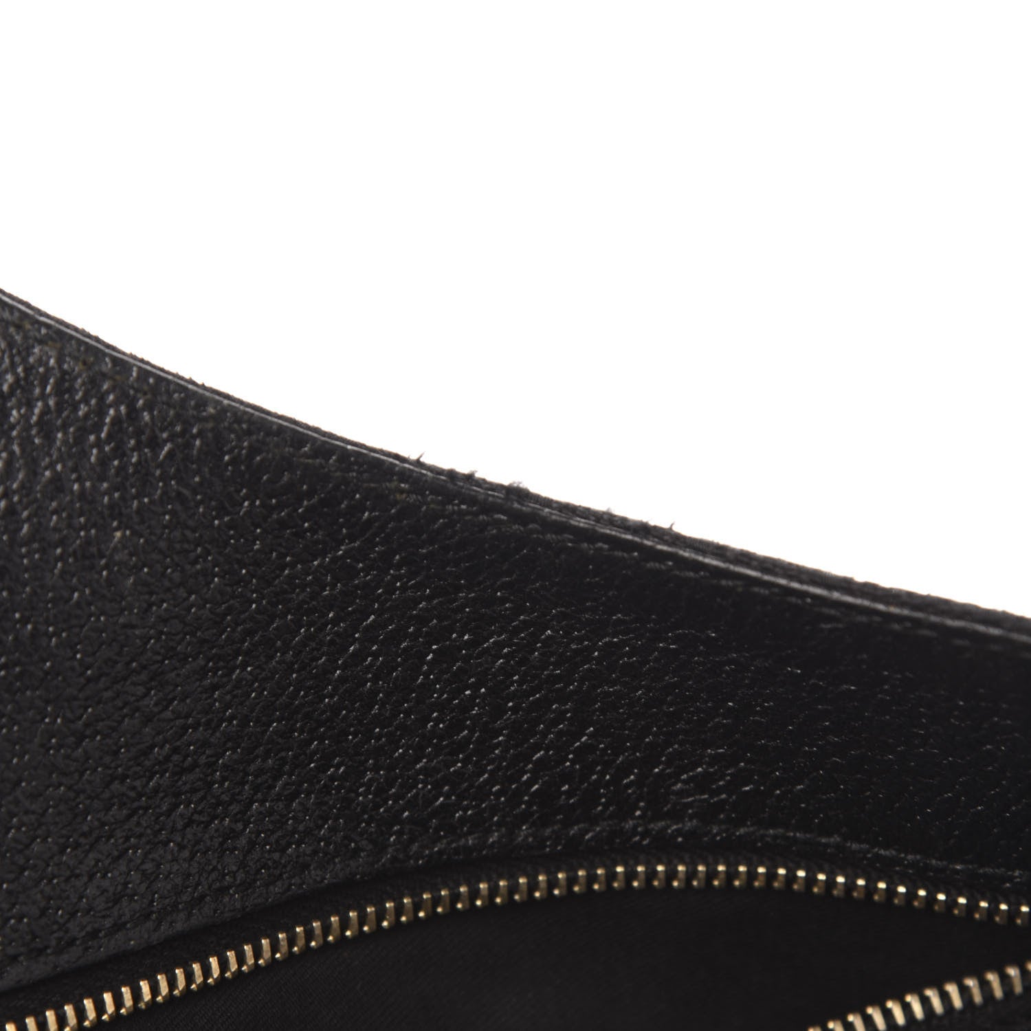 Gucci Monogram Bamboo Handle Shoulder Bag Black 9 of 14