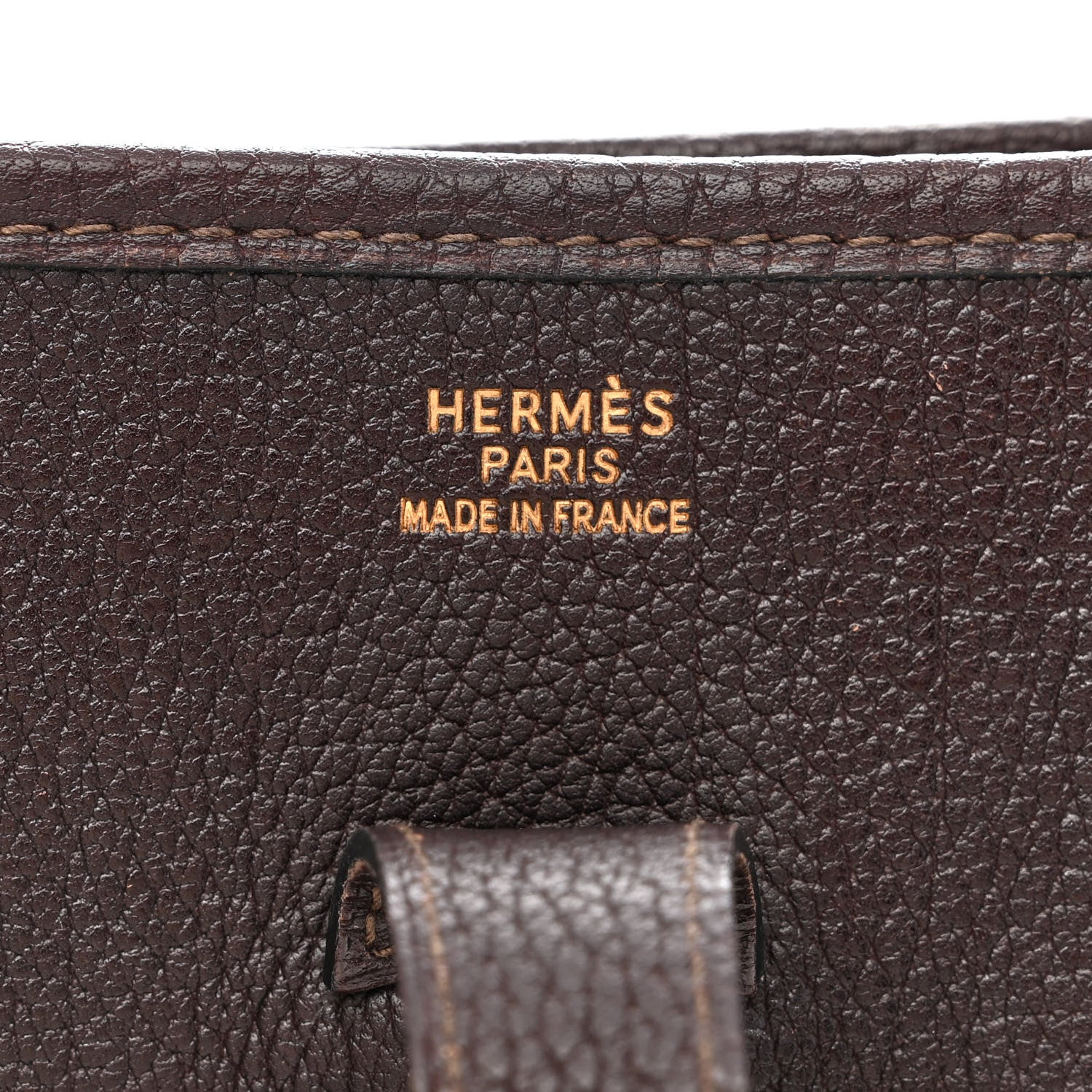 Hermes Fjord Evelyne GM Chocolate 6 of 10