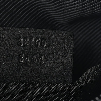Gucci Denim Monogram Pochette Black 7 of 11