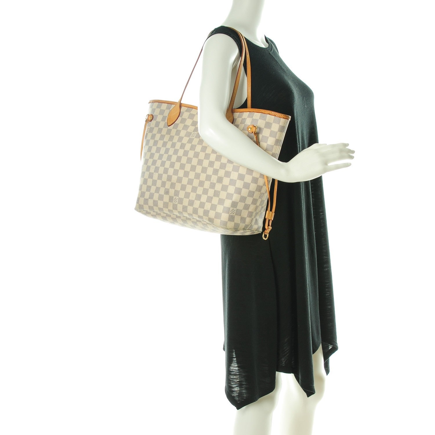 Louis Vuitton Damier Azur Neverfull MM 2 of 7