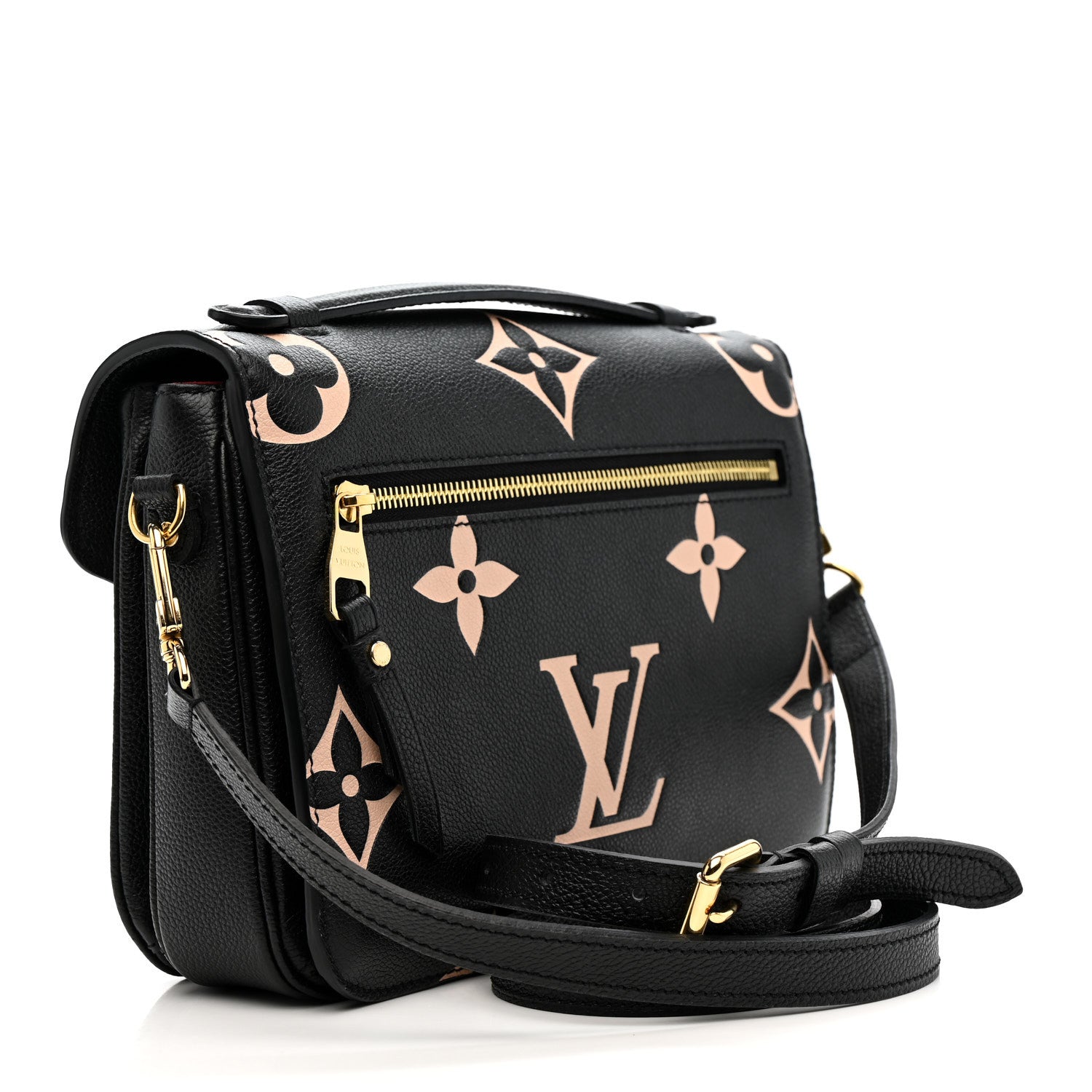 Louis Vuitton Empreinte Monogram Giant Pochette Metis Black Beige 3 of 11