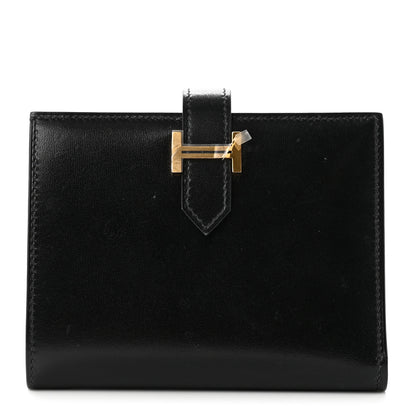 Hermes Box Bearn Compact Wallet Black 1 of 8