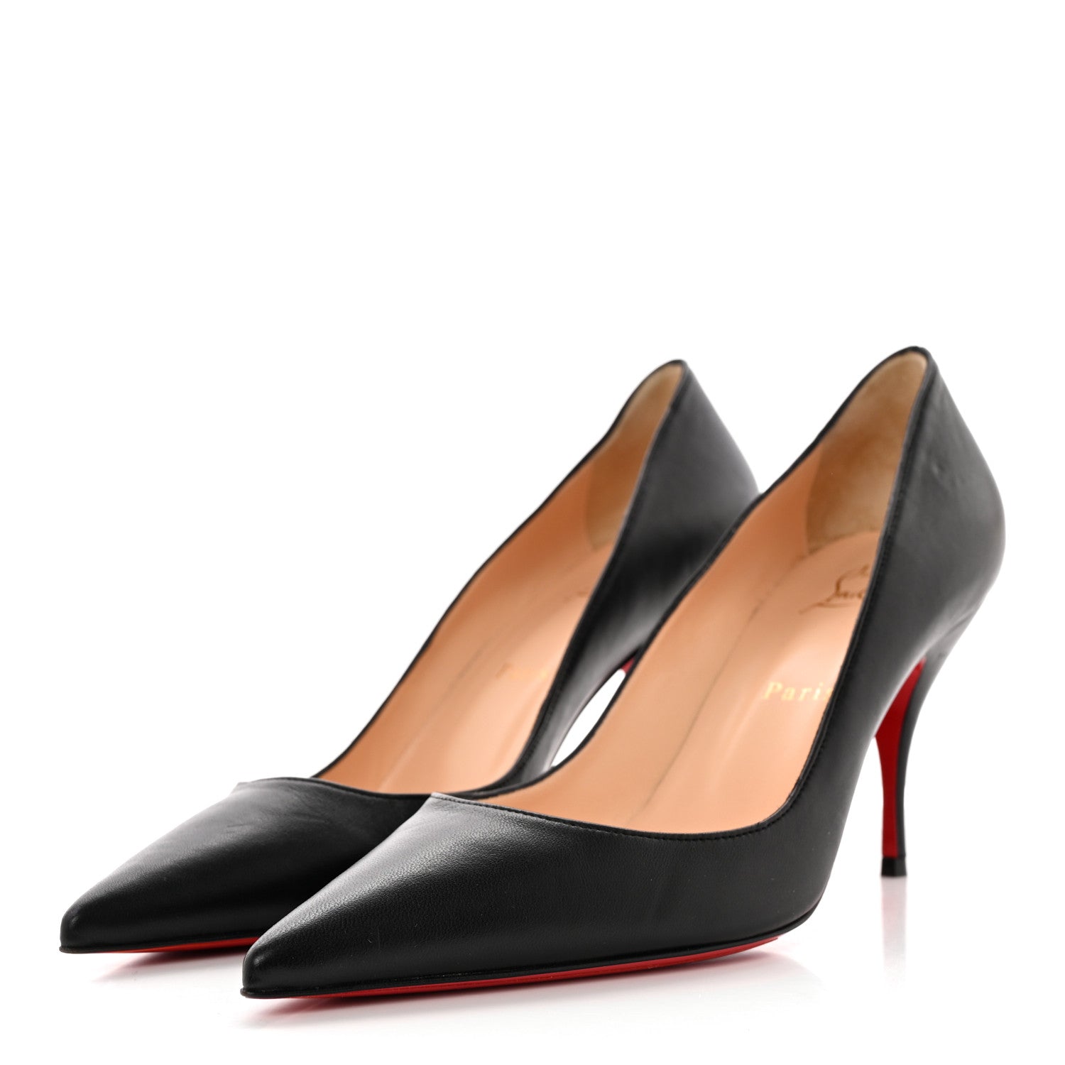 Christian Louboutin Nappa Kate 70 Pumps 38 Black 3 of 11