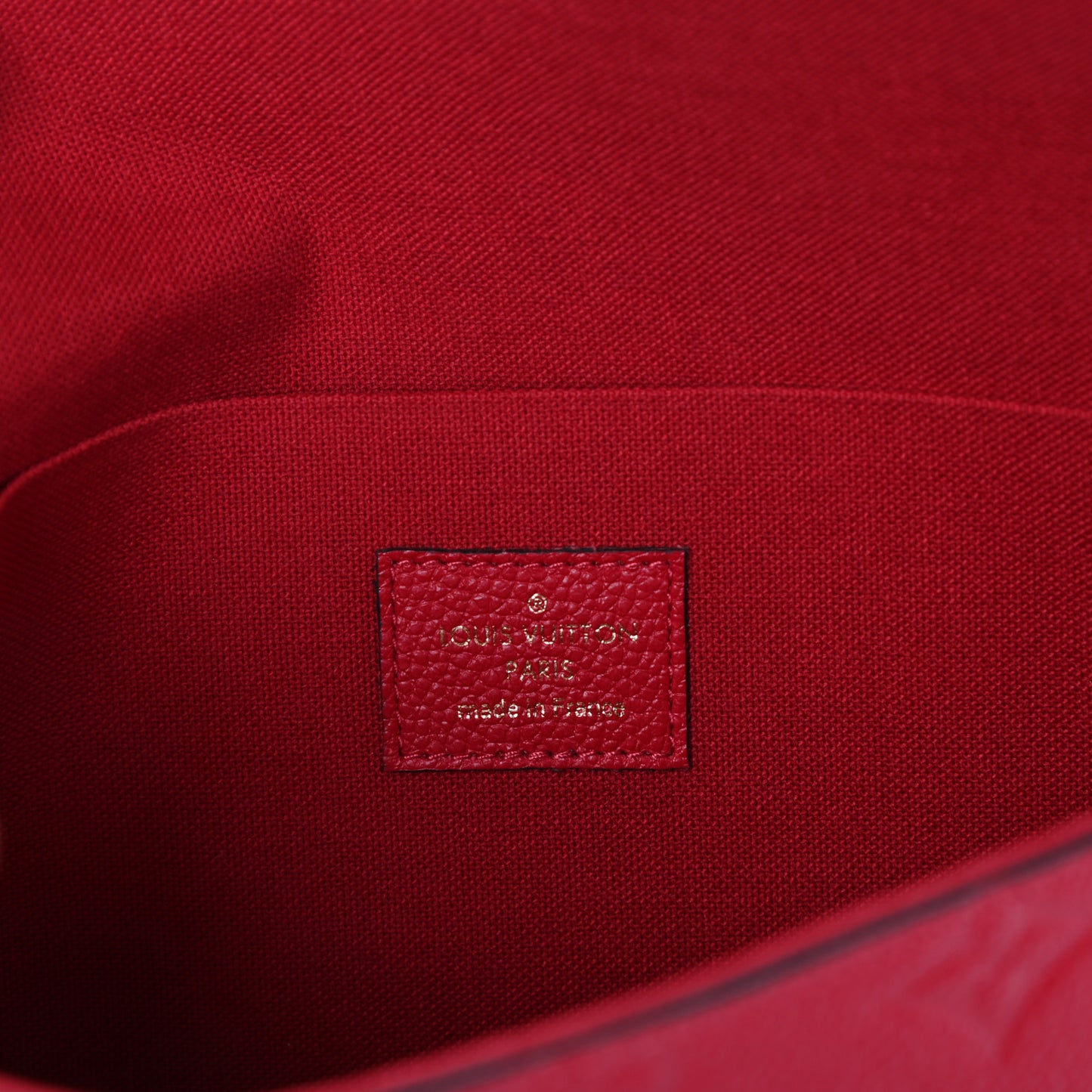 Empreinte Pochette Felicie Chain Wallet Scarlet