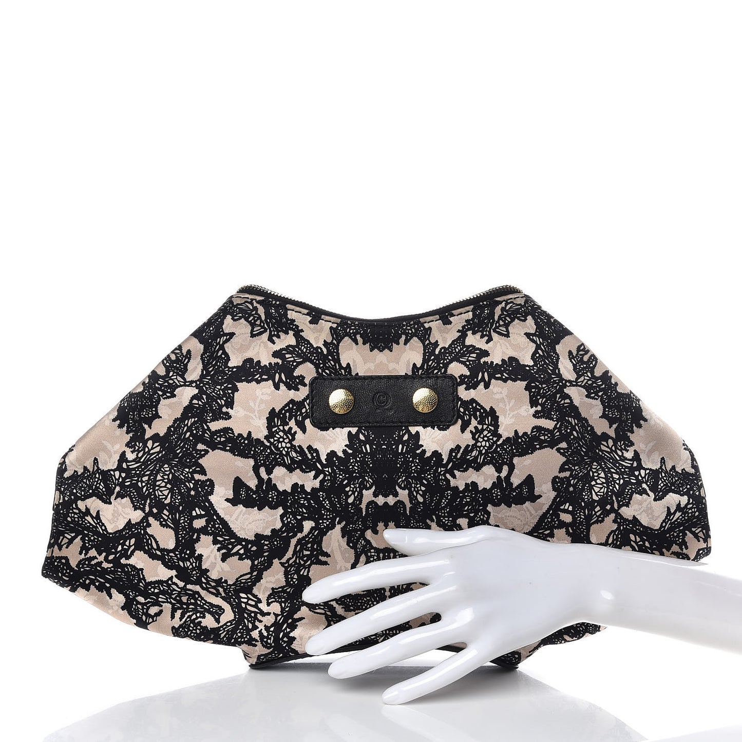 Silk De Manta Lace Print Clutch