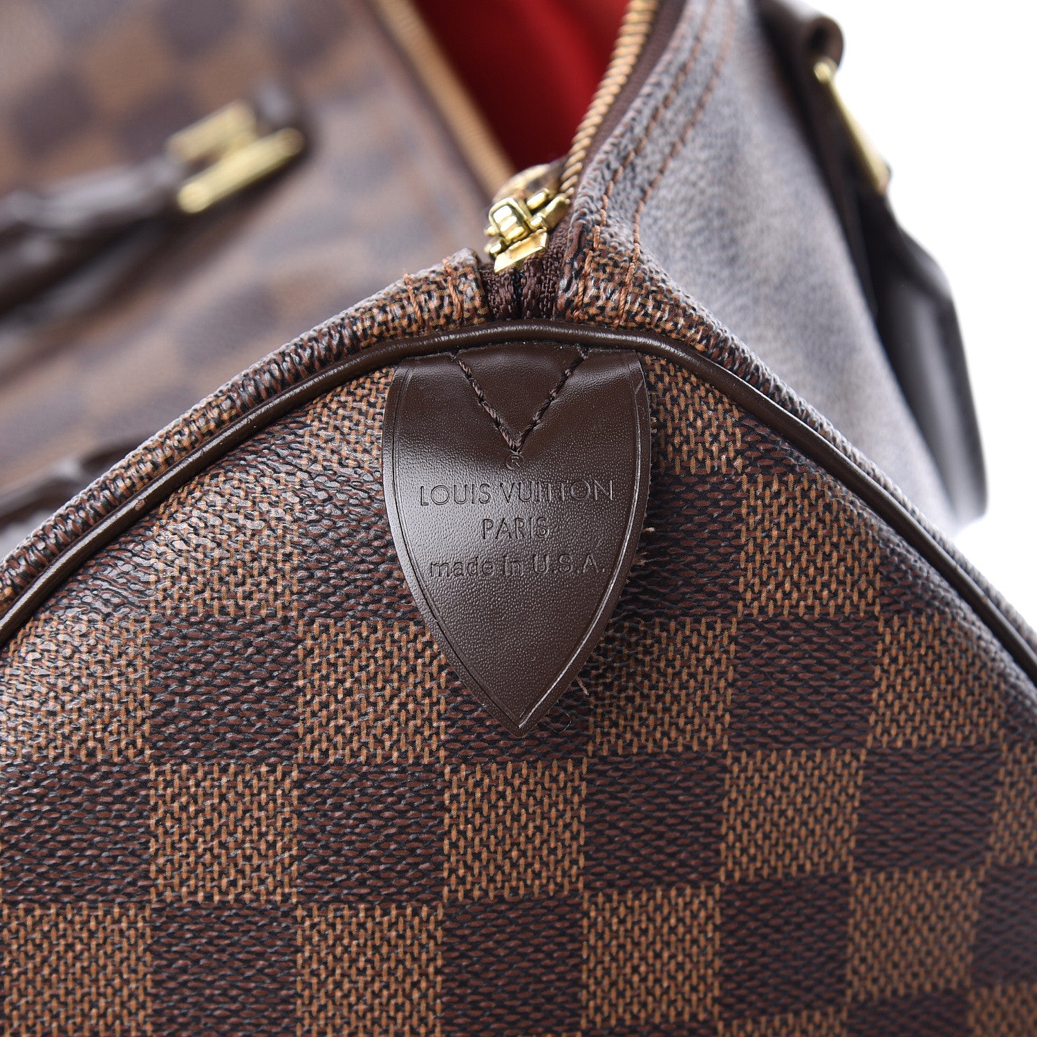 Louis Vuitton Damier Ebene Speedy 30 6 of 16