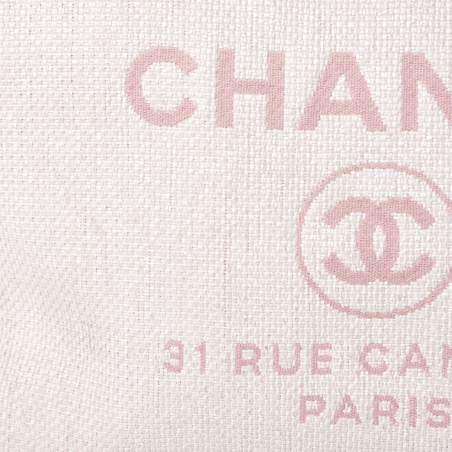 Chanel Woven Straw Raffia Large Deauville Tote Pink 31 of 31