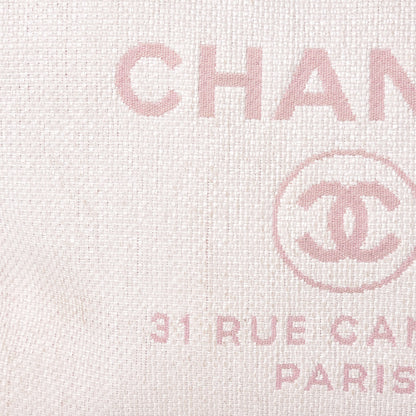 Chanel Woven Straw Raffia Large Deauville Tote Pink 31 of 31