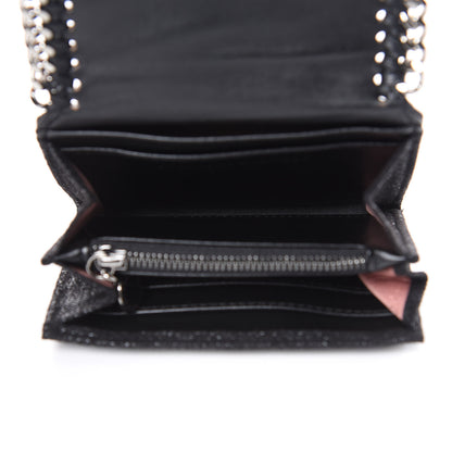 Stella McCartney Shaggy Deer Small Falabella Wallet Black 5 of 7