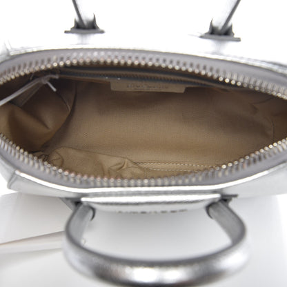 Givenchy Metallic Sugar Goatskin Mini Antigona Silver 6 of 8